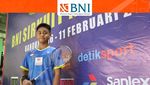 Allong Ardian si Pengagum Anthony Ginting Lolos 8 Besar BNI Sirnas 2023