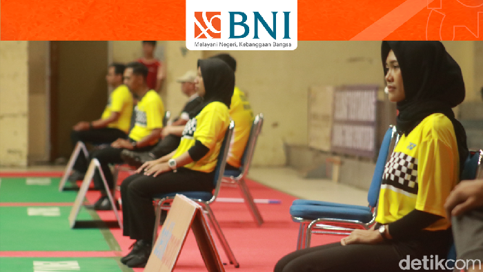 Para hakim garis yang bertugas di BNI Sirnas 20203