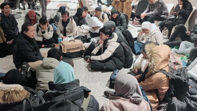 Foto-foto KBRI Ankara Evakuasi 123 WNI di Turki