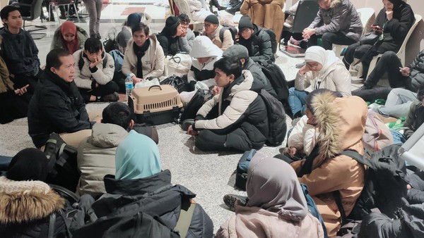Foto-foto KBRI Ankara Evakuasi 123 WNI di Turki