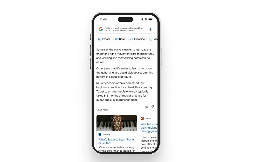 Contoh penerapan kecerdasan buatan  (AI) oleh Google Bard.