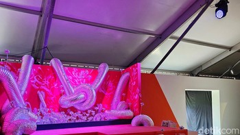 Ini adalah salah satu instalasi yang dipamerkan. Foto: Fino/detikinet