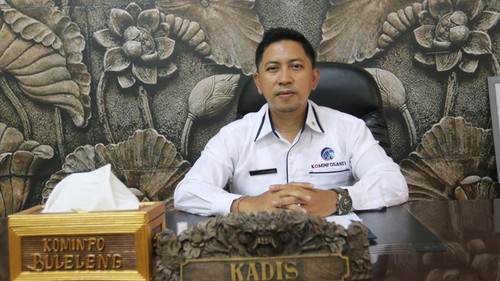 Kepala Dinas Kominfosanti Kabupaten Buleleng Ketut Suwarmawan.