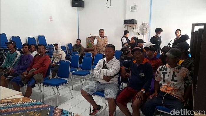 Mediasi dua kelompok nelayan dan bertikai di Brebes, Rabu (8/2/2023).