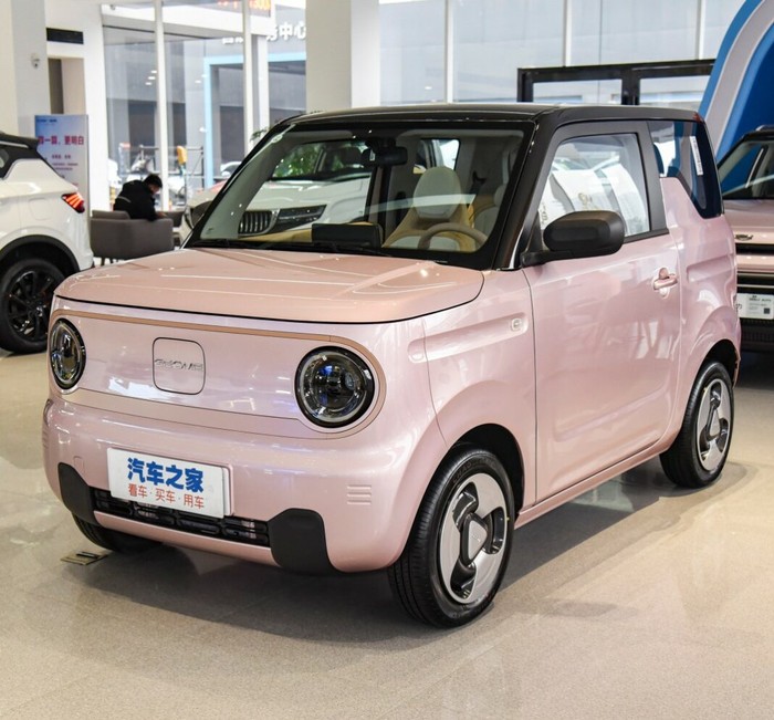 Mobil listrik Geely Panda Mini EV. Mobil listrik Geely Panda Mini EV.