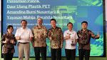 Momen Luhut Resmikan Pabrik Daur Ulang Botol di Cikarang