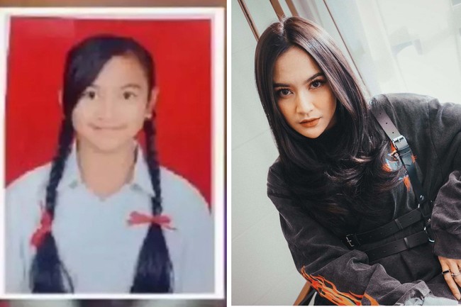 Begini pas foto Mahalini saat masih bersekolah. Ternyata sejak dulu Mahalini memang terlihat sudah cantik dengan rambut panjangnya. Foto: Instagram/@mahaliniraharja
