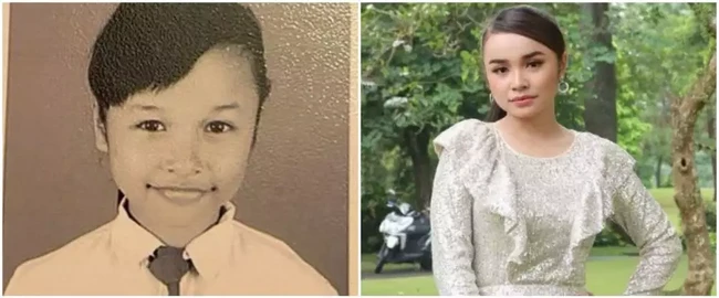 Wajah Tasya Rosmala dulu dan saat ini ternyata tak jauh berbeda. Hanya saja dulu penampilannya masih polos tanpa makeup. Kini setelah mengenal makeup penampilan Tasya pun jadi makin menawan. Foto: Instagram/@tasya_ratu_gopo