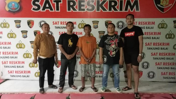 Pelaku KDRT di Asahan ditangkap. (Foto: Istimewa)