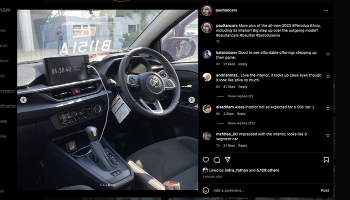 Penampakan Perodua Axia (Daihatsu Ayla) terbaru di Malaysia