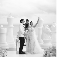 Pernikahan Patricia Gouw dan kekasihnya Daniel B. Bertoli atau Dan Bertoli mengejutkan penggemarnya. Sebab selama ini wanita yang akrab disapa Pat Gouw itu jarang mengekspos kekasihnya di media sosial. Foto: Dok. Instagram @ patriciagouw