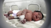 Potret Pilu Bayi Baru Lahir Selamat dari Reruntuhan Gempa di Suriah