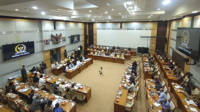 Rapat Komisi VIII DPR dengan pemerintah bahas biaya haji 2023 (Dwi-detikcom)