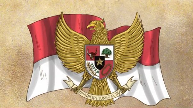 Semboyan Bhinneka Tunggal Ika dan Lambang Negara Garuda Pancasila