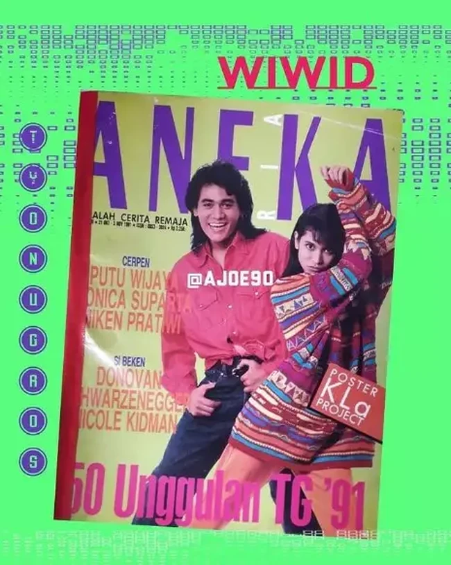 Tyo Nugros sempat menjadi model dan menghiasi beberapa majalah. Seperti fotonya yang satu ini. Jika diperhatikan wajah Tyo memang tak jauh berbeda, hanya gayanya saja yang kini sudah berubah. Foto: Instagram/@ajoe90