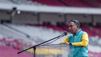 Selanjutnya adalah Menteri Pemuda dan Olahraga (Menpora) Zainuddin Amali. Meski bukan menjadi pucuk pimpinan, Amali terpilih menjadi wakil ketua umum PSSI untuk periode 2023-2027. Grandyos Zafna/detikcom