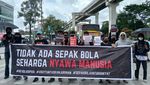 Aksi Solidaritas Menolak Lupa Tragedi Kanjuruhan di Palembang