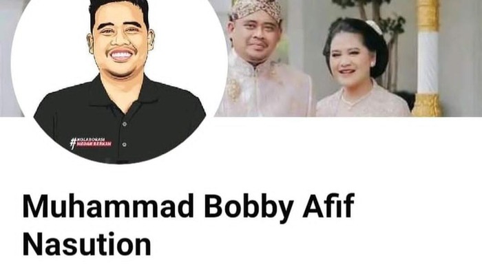 Akun Facebook palsu Wali Kota Medan Bobby Nasution. (Foto: Istimewa)