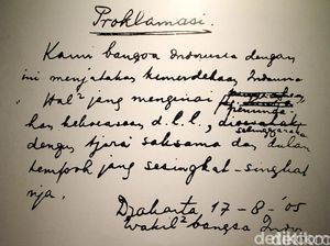 Isi Teks Proklamasi Kemerdekaan Indonesia dan Sejarah Perumusannya