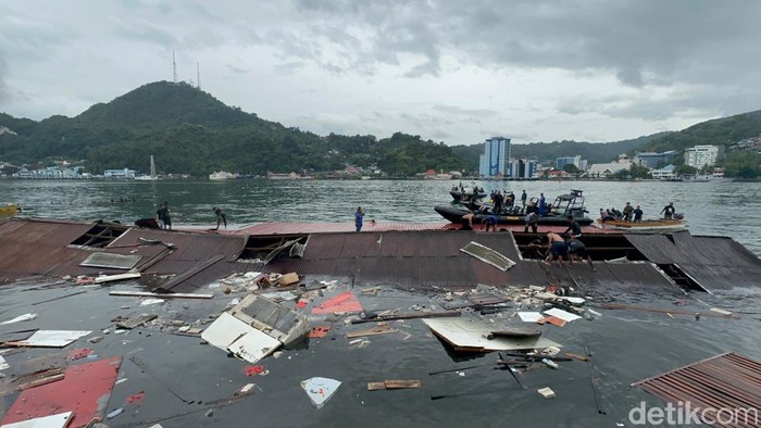 Dampak gempa M 5,4 Jayapura
