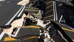 Foto-foto Jalanan Rusak Akibat Gempa Dahsyat Turki