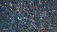 Citra satelit menunjukkan kota Islahiye Turki, usai gempa.