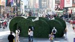 Instalasi Romantis Hiasi Times Square Jelang Hari Valentine