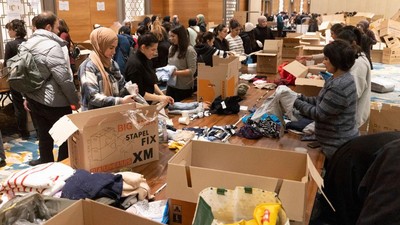 Komunitas Turki di Berlin, Kirim Bantuan Untuk Korban Gempa