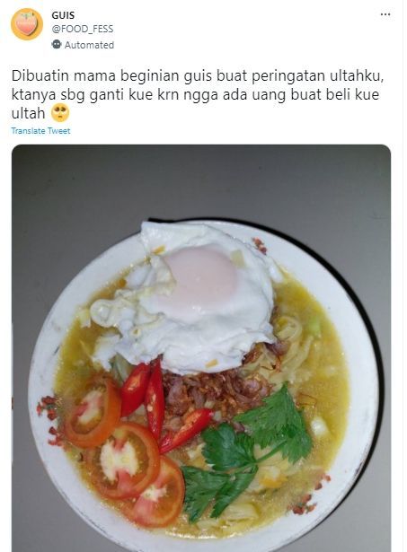 Makanan sederhana untuk kejutan ulang tahun