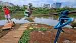 Masih Ada Lho Perahu Eretan di Pusat Jakarta