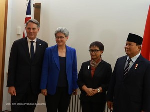 Temui Menhan Australia, Prabowo Tegaskan Ingin RI Jadi Jangkar Perdamaian