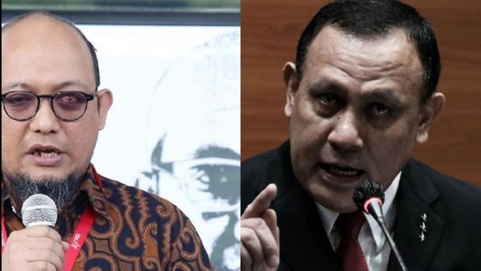Novel Baswedan dan Firli Bahuri (Kolase detikcom)