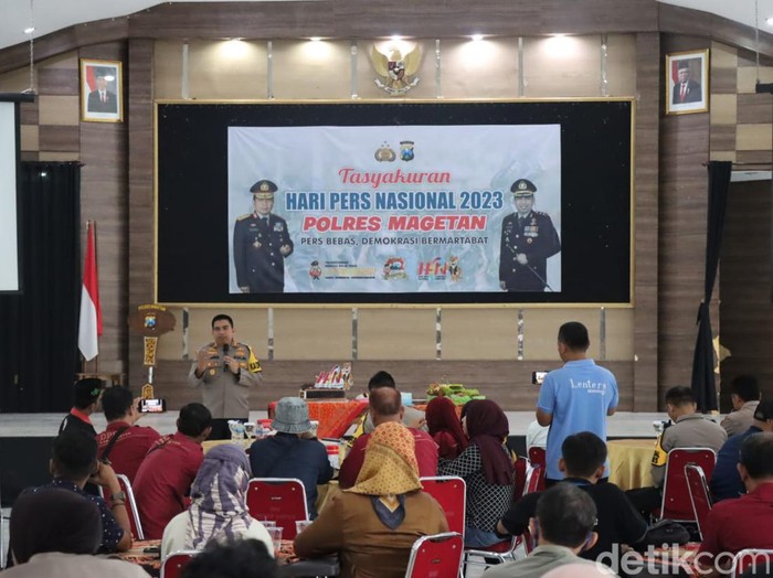 Perayaan HPN di Polres Magetan