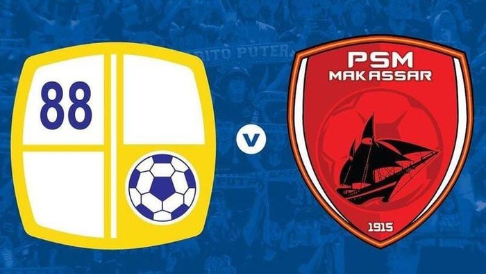 PSM Makassar Vs Barito Putera di Liga 1.