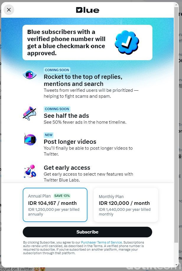 Twitter Blue