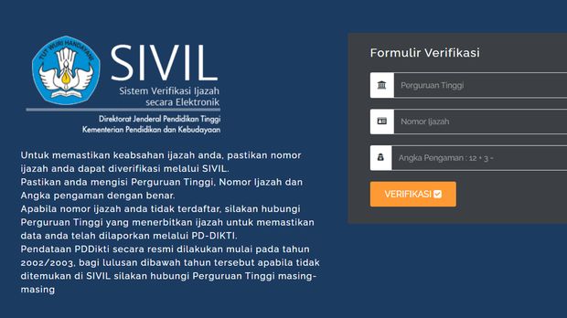 Website SIVIL Kemdikbud