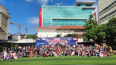 Kegiatan Lari Kenangan Siswa SMP Labschool Jakarta