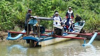 Peringati Hari Lahan Basah Sedunia 2023, KEHATI menggelar penanaman 30.000 bibit mangrove, di Kawasan Muara Sungai Cikawung, Banten, Jumat (10/2/2023). 
