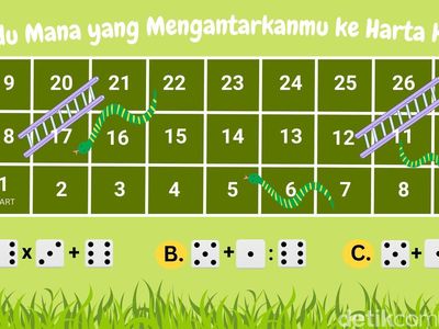 Belajar Matematika pakai Ular Tangga, Benar Semua Dijamin Awet Muda!