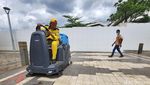 Brmmmm... Ini Senjata Baru Buat Trotoar Jakarta Tetap Kinclong