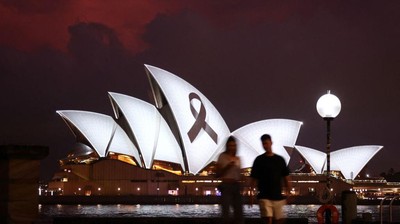 Duka Gempa Turki-Suriah, Sydney Opera House Tampilkan Pita Hitam