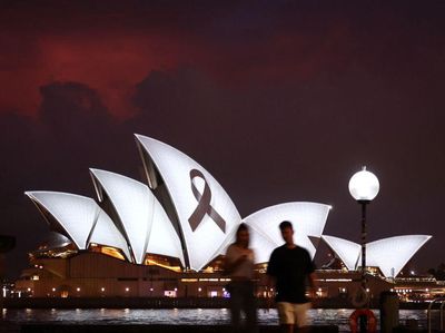 Duka Gempa Turki-Suriah, Sydney Opera House Tampilkan Pita Hitam