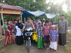 Kisah Ipda Irvan Tolong Yatim dan Kaum Tak Mampu Lewat Program Gebibu