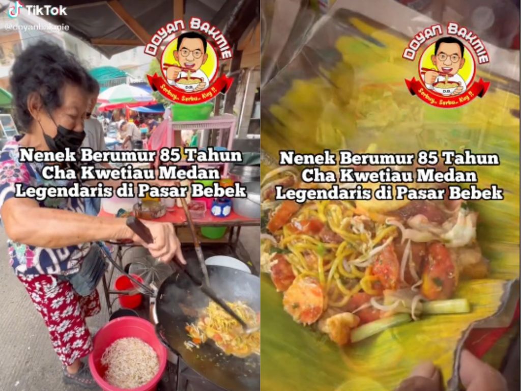 Lansia Ini Masih Semangat Jualann Makanan