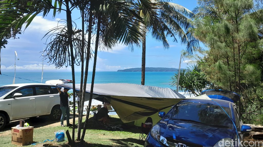 Objek wisata Sari Ater Beach Eco Cabin & CamperVan Park di Pangandaran.