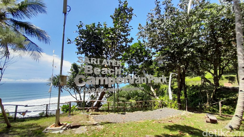 Objek wisata Sari Ater Beach Eco Cabin & CamperVan Park di Pangandaran.