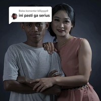 Wanita yang berusia 26 tahun ini mengatakan foto prewedding tersebut dilakukannya pada tanggal 26 Desember 2022 di Purwodadi. Ia pun menanggapi berbagai komentar negatif tentang calon suaminya yang bernama Makruf (24 tahun). Hal-hal seperti itu sudah biasa, bahkan orang-orang di sekitar kita juga banyak yang seperti itu, tapi kita tanggapin santai saja. Toh yang menjalani kita, ucap Arum yang tidak mau ambil pusing. Foto: Dok. TikTok @arumpps.
