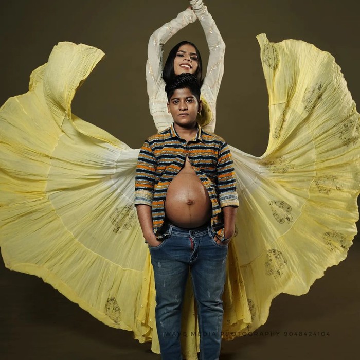 Paval dan Zahad, pasangan transgender asal India (Foto: Instagram @paval19)