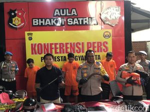 Para Pelaku Pembacokan di Nol Kilometer Jogja Sempat Kabur ke Jakarta