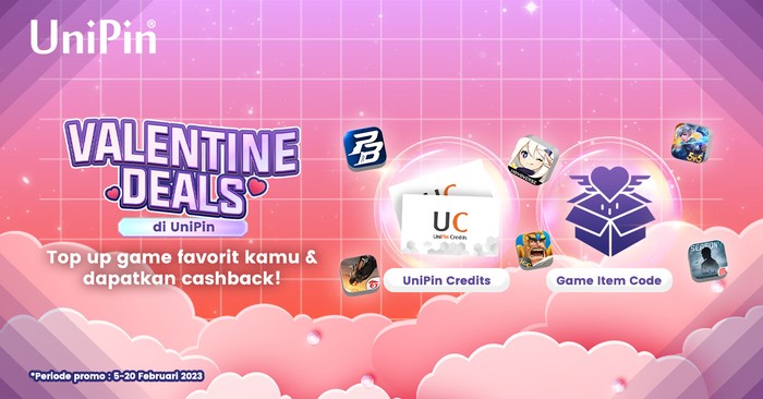 Promo UniPin di Hari Valentine